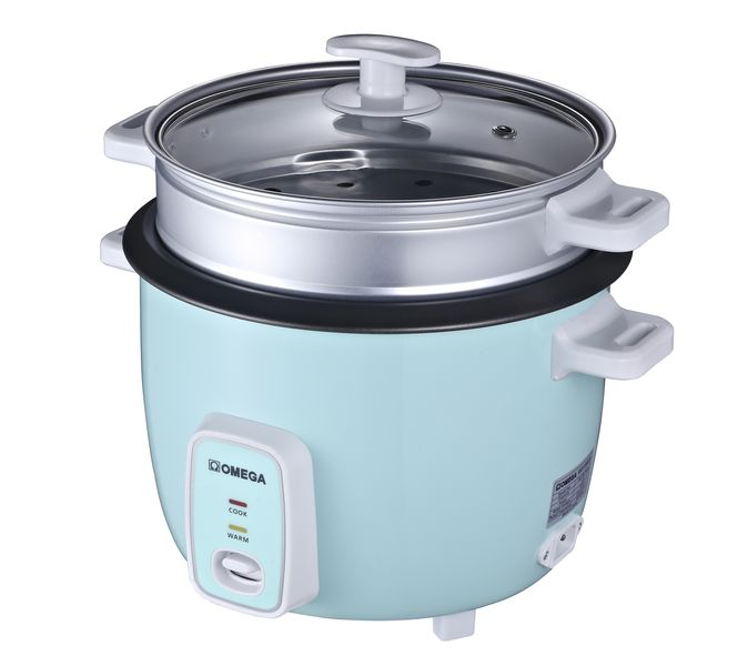Omega Vintage Rice Cooker and Steamer 1,8L - Mint Green