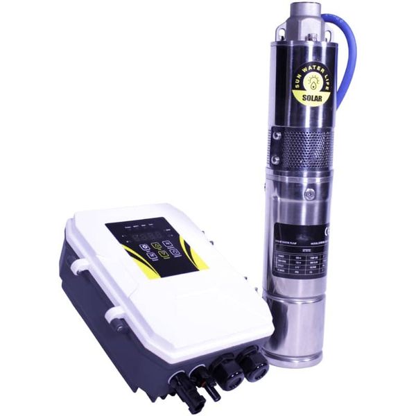 Boetmann Solar Submersible / Borehole Pump with Control Box - 1200W - 180m