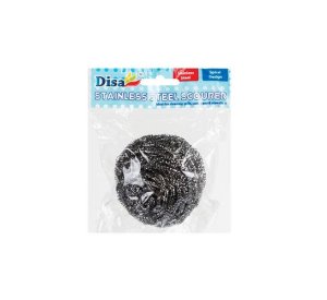 Scourer - Spiral Design - Stainless Steel - Silver - 24 Pack
