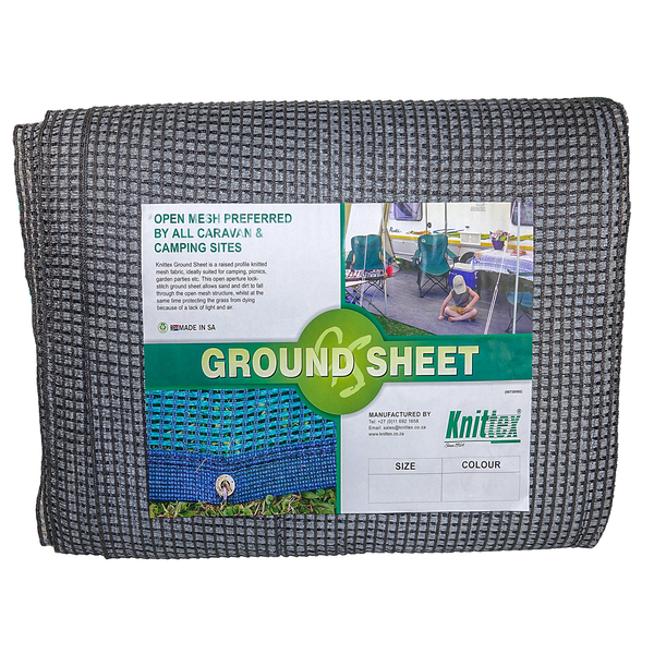 Knittex Heavy Duty Camping Ground Sheet - 2.4m x 3m (Silver)