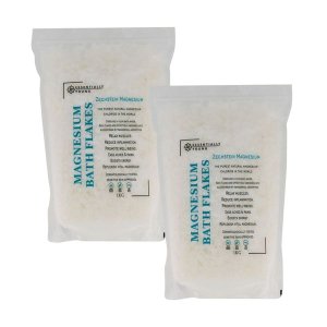 Magnesium Bath Flakes Bundle 2 x 1kg Resealable Packets | Essentially Young