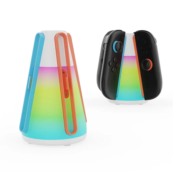 IPEGA 4 in 1 Charger Station with RGB Light for Nintendo Switch 2