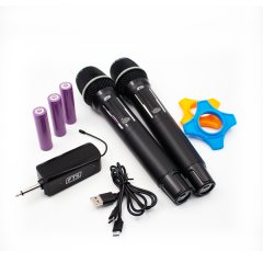 FTS Dual UHF Wireless Universal Microphone [FTS-W15 D]
