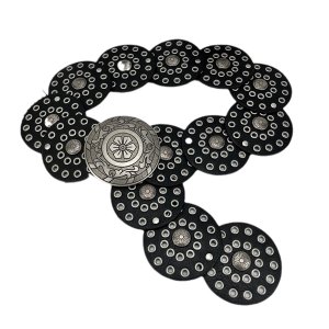 Disc Belt Women Waistband Retro Soft Belt Wide Waist Belt