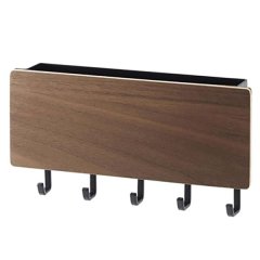 Novel Wall-Mounted Wooden Decorative Wall Rack Sundries Storage Box Hanger