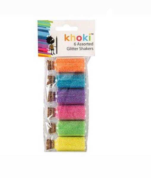 6 Piece Glass Glitter - Pack Of 2
