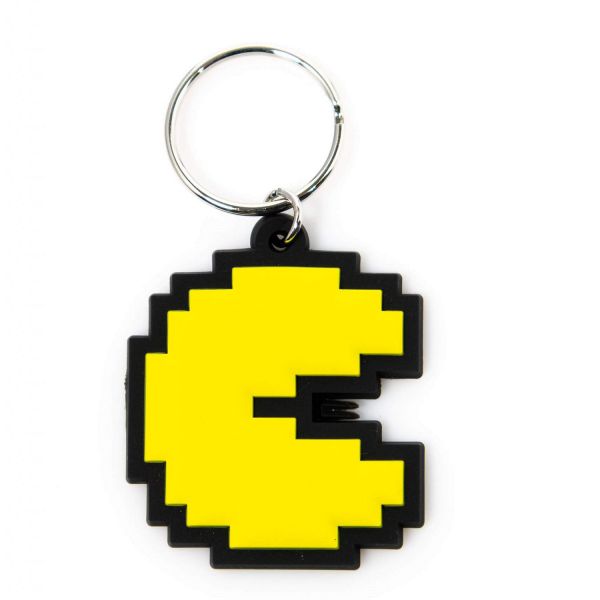 Pac-Man (Pixel) Rubber Keychain