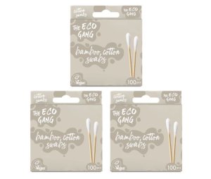 The Eco Gang Bamboo Ear Buds - White (300 Pieces)