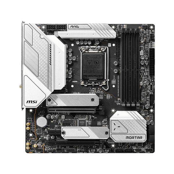 MSI MAG B660M Mortar WIFI Intel 1700 M-ATX Motherboard – Black