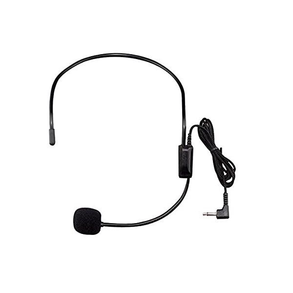 Portable Head-Mounted Headset Microphone