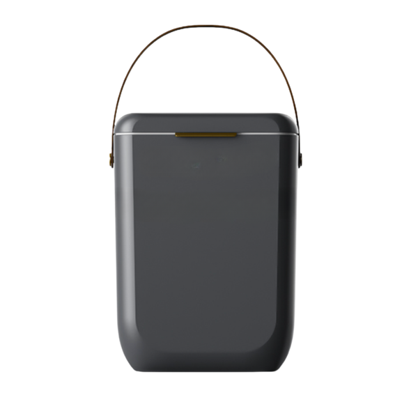 Soul Lifestyle 10L Compact Grey Cooler Box with PU Leather Carry Handle