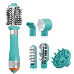 Turquoise 6 in 1 Noviq Blowout Volumiser Brush