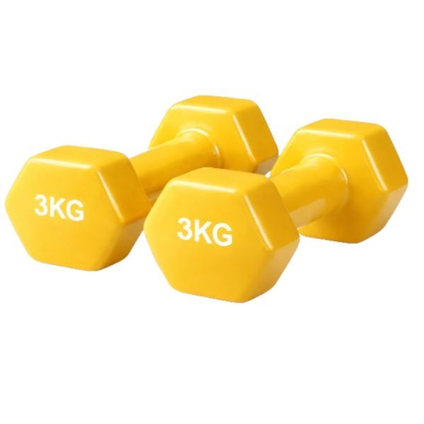 Hexagon Dumbbells - 3 KG -Pair