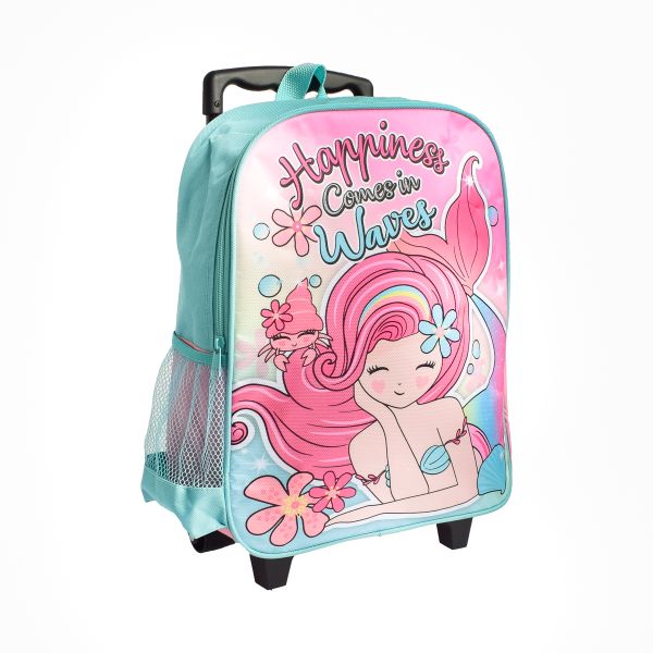 SQUIGGLE Mermaid Girls Kids Trolley Bag