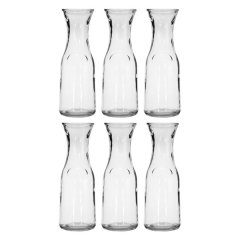 Regent Glass Carafe 6 Pack, 1Lt (95Mm:Dx270Mm)