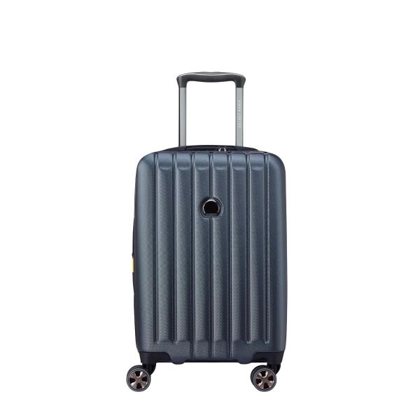 Delsey Longitude 55cm Hard Case Cabin Trolley TSA Lock Spinner Wheels
