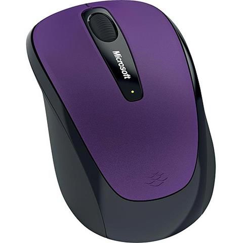 Microsoft Wireless Mobile 3500 Mouse - Purple/Black