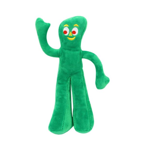 PLUSH Gumby Little Green Men Squeaky Durable Pet Plush Dog