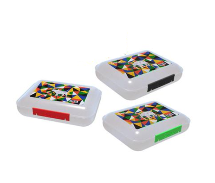 Plastic Patriotic Colours Lunch Box 850ml x 3