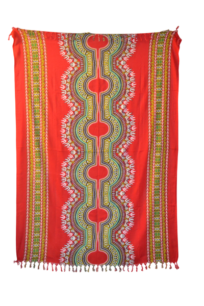 African Dashiki Print Sarong