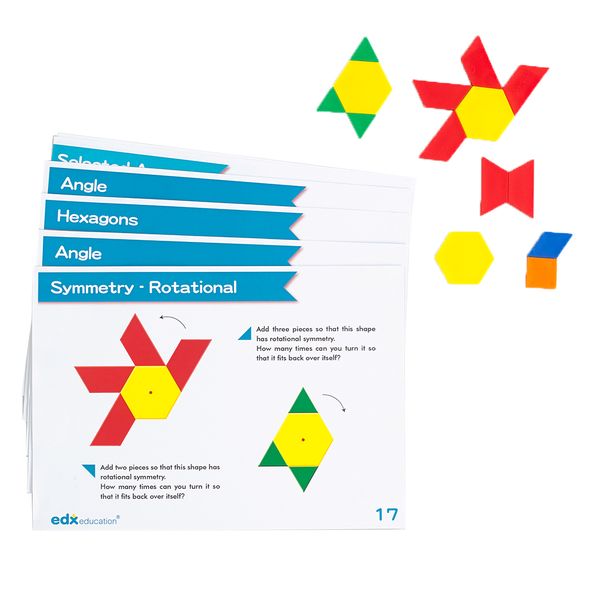 EDX Education Advanced Pattern Blocks Activity Cards