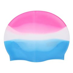 Multi-Coloured Silicone Swim Cap