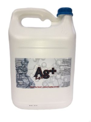 AG+ Colloidal Silver - 5 L Immune Booster (Health Support) 5-8 ppm