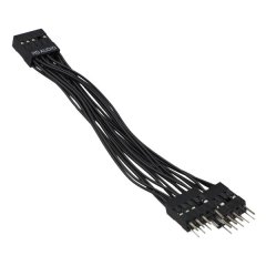 Motherboard Audio HD Extension Cable Black for PC DIY 10cm