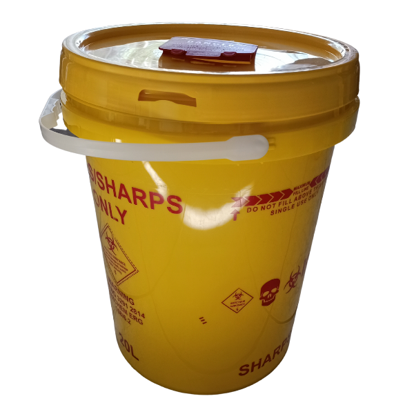 Medical Sharps and Waste Container - 20 Litre