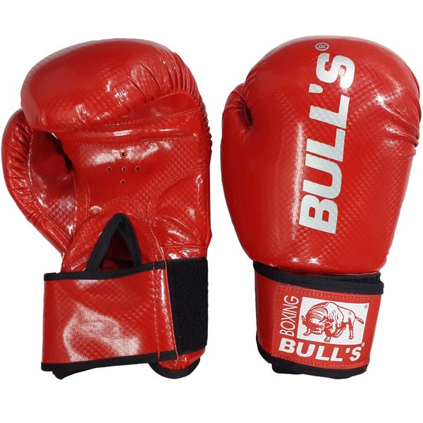 Bulls Boxing Gloves - Twin Tone - Red