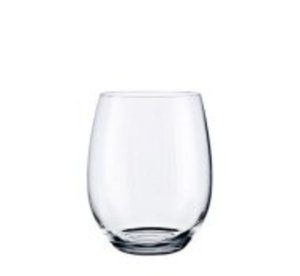 Vicrila - Victoria 350ml Stemless Wine Glasses (Sheer Rim) - 6 Pack