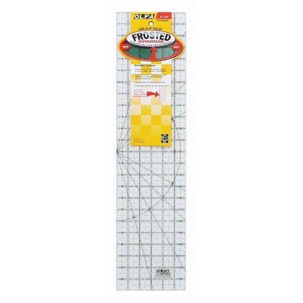 OLFA Quilt Ruler Imperial 6In x 24In