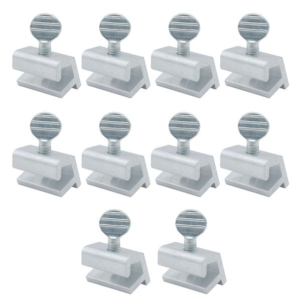 12 Pack Adjustable Aluminum Sliding Windows Lock Window Stopper