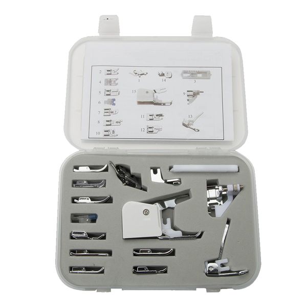 15 in 1 Universal Sewing Machine Presser Walking Feet Kit