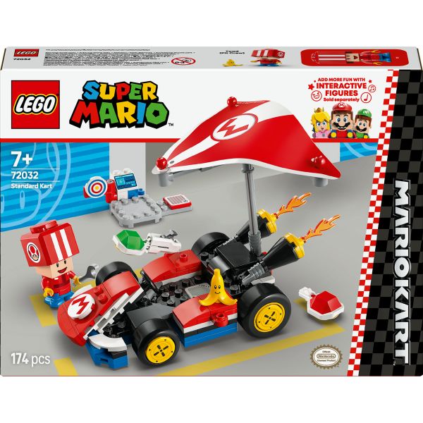 LEGO® Super Mario™: Mario Kart™ – Standard Kart, Car Toy Playset 72032