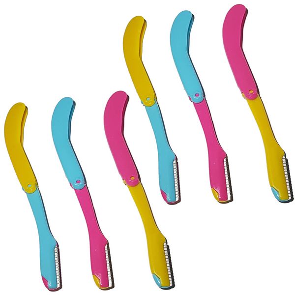 Foldable Eyebrow Razor - 6 Pack