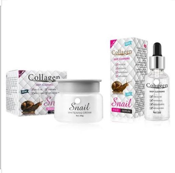 Collagen Face Serum &amp; Face Cream Facial Kit