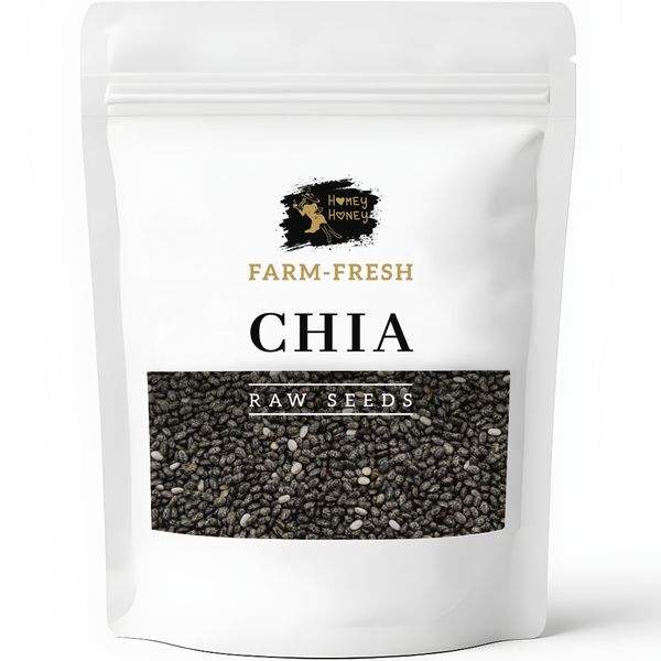 Raw Chia Seeds | Healthy Superfood High in Omega-3, Protein &amp; Fiber