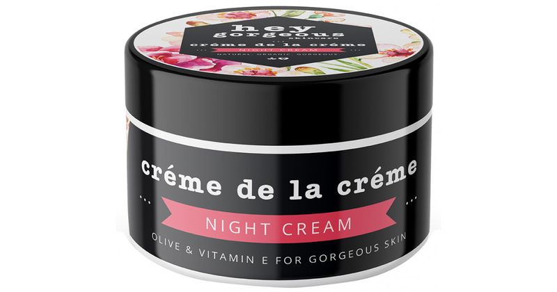 Hey, Gorgeous, Creme De La Creme Olive &amp; Vitamin E Night Cream, 100g