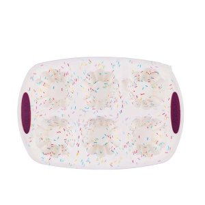 Large Silicone Muffin Pan with Built-In Support
