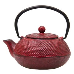Regent - Cast Iron Chinese Teapot - Terracotta - 600ml