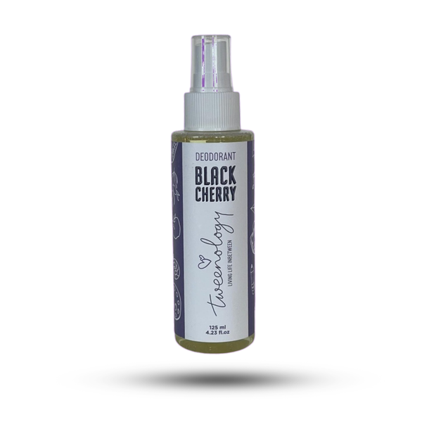 Tweenology Natural Deodorant Spray for Tweens - Black Cherry