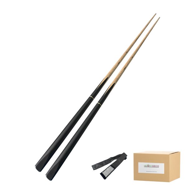 Heartdeco 2-Piece Ash Pool Cue Set with Cue Bag