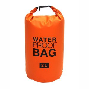 Waterproof Drybag Backpack - Outdoors - Orange 2L