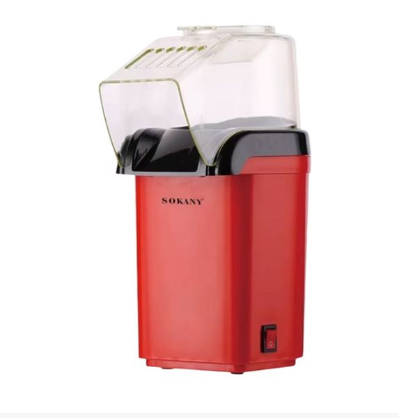 Sokany Portable Automatic Electric Hot Air Fast Popcorn Maker Machine 1200W