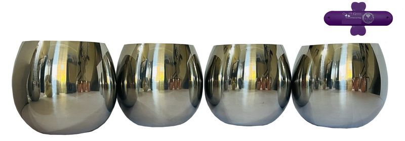 Silver Stainless steel 550ml Cocktail Glass / Cup