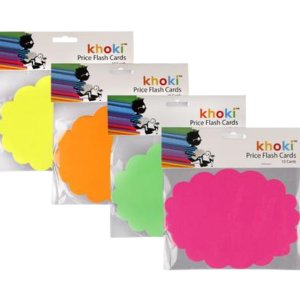 Price Flash 17x11cm 10 Piece Assorted Colours