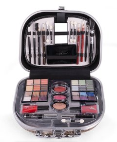 Portable Color Make-up Kit with Carry Case