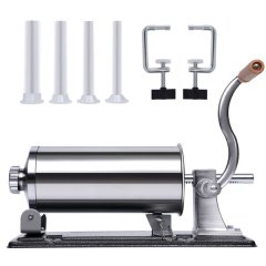 8 lbs Homemade Sausage Maker Stainless Steel Crank Meat Grinder