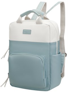 SupaNova Sasha Series 15.6" Laptop Backpack - Blue/White, Padded, Durable